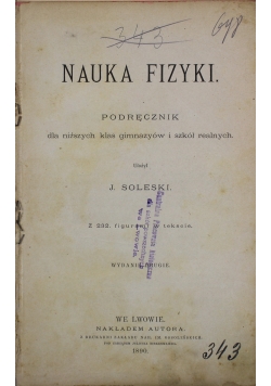 Nauka fizyki 1890r