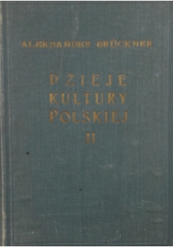 Dzieje kultury Polskiej tom II - 1931 r.