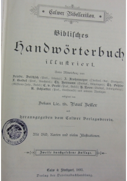 Biblisches handworerbuch, 1893 r.