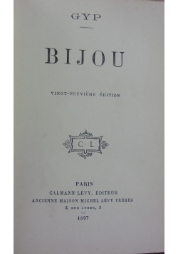 Bijou, 1897r.