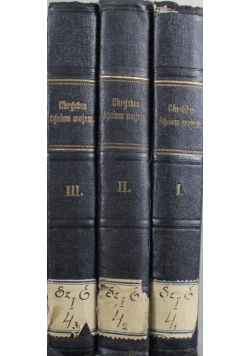 Chrystus życiem mojem 3 tomy ok 1927 r.