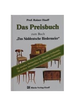 Das Preisbuch zum Buch "Das Suddeutsche Biedermeier"