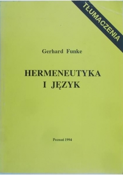 Hermeneutyka i język