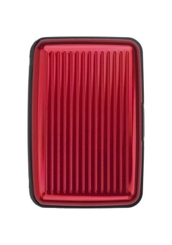 Wizytownik aluminium czerwony