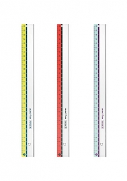 Linijka plastikowa 30cm. My.Pen MIX