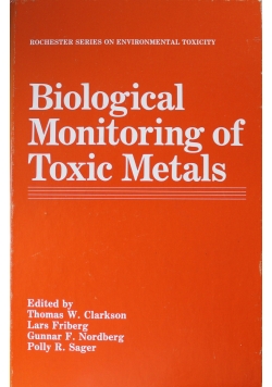Biological Monitoring of Toxic Metals