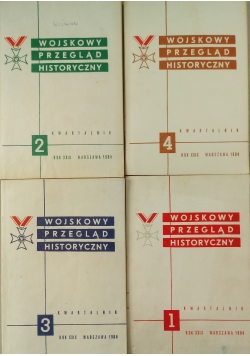 Wojskowy Przegląd Historyczny Tom I do IV