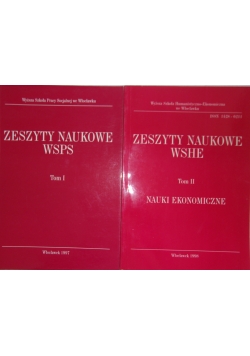 Zeszyt Naukowe Wsps ,Tom.I,II