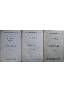 Wilczyce Tom I III i IV 1913 r