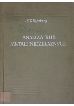 Analiza Rud Metali Nieżelaznych