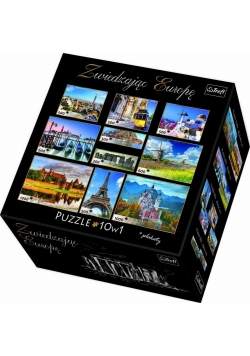 Puzzle 10w1 Zwiedzając Europę TREFL