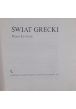 Świat Grecki