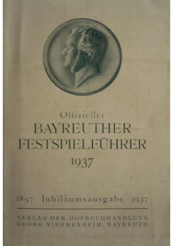 Bayreuther festspielfuhrer, 1937 r.