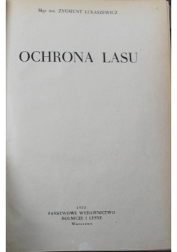 Ochrona lasu