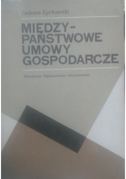 Międzypaństwowe umowy gospodarcze