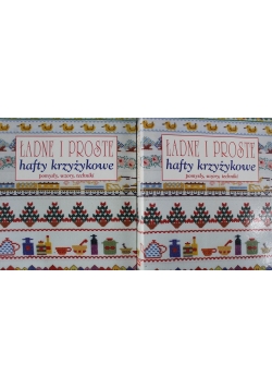 Ładne i Proste hafty krzyżykowe 2 segregatory