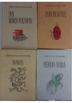 Kraszewski, zestaw 4 książek