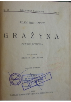 Grażyna, 1935r.