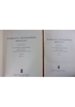 Podręczna encyklopedia biblijna, Tom od I do II