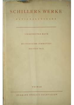 Schillers Werke Nationalausgabe
