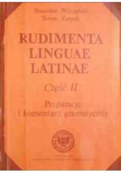 Rudimenta Linguae Latinae Część II
