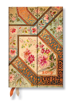 Kalendarz książkowy Filigree Floral Ivory Mini 2019 Horizontal