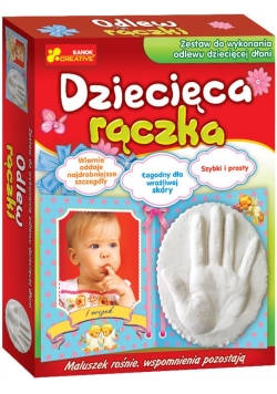 Zestaw do wykonania odlewu - Dziecięca rączka