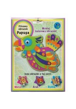 Obrazek filcowy papuga STnux