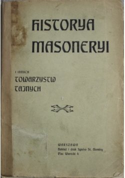 Historya Masoneryi 1904 r