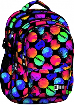 Plecak 4-komorowy Spine-Friendly Colourful Dots
