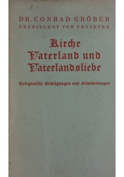 Kirche Vatreland und Vaterlandsilebe, 1935r.