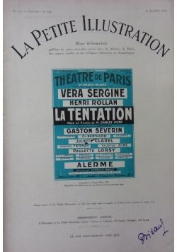 La Petite Illustration 10Janvier 1925 r.