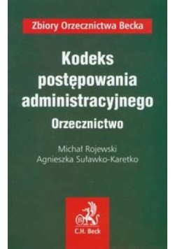 Kodeks postępowania administracyjnego Orzecznictwo