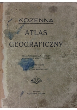 Atlas geograficzny, 1927 r.