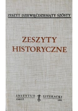 Zeszyty historyczne zeszyt 96
