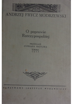 O prawie Rzeczypospolitej