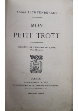 Mon Petit Trott 1898 r