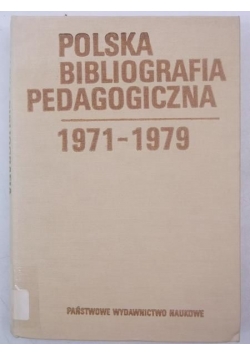 Polska bibliografia pedagogiczna 1971-1979