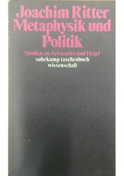 Studien zu Aristoteles und Hegel