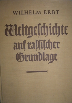 Weltgeschichte auf rassischer grundlage, 1936r.