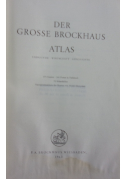 Der Grosse Brockhaus Atlas