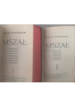 Mszał.Zestaw 2 książek