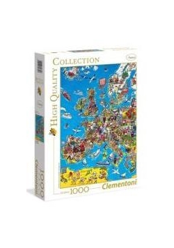 Puzzle 1000 Mapa Europy