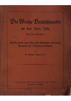 Die Weihe Deutschlands, 1915 r.