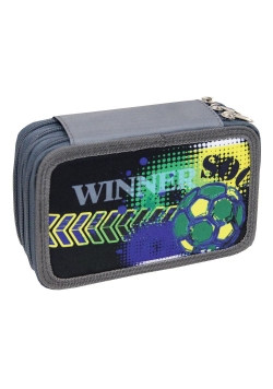 Piórnik 3-komorowy z wyposażaniem Winner STREET