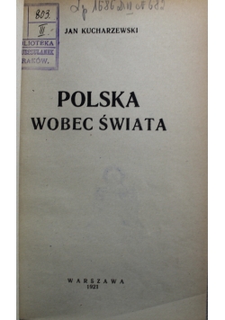 Polska wobec świata 1921