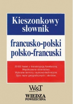 Kieszonkowy słownik franc.-pol., pol.-franc.