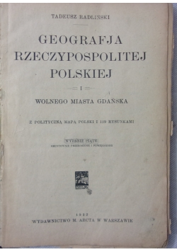 Geografja Rzeczypospolitej Polskiej, 1922r