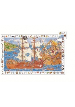 Puzzle z plakatem - Piraci