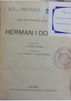 Herman i Dorota, 1928 r.